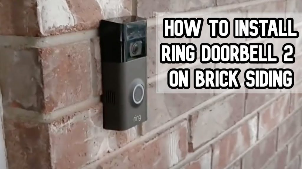 How to Attach a Ring Doorbell to Brick